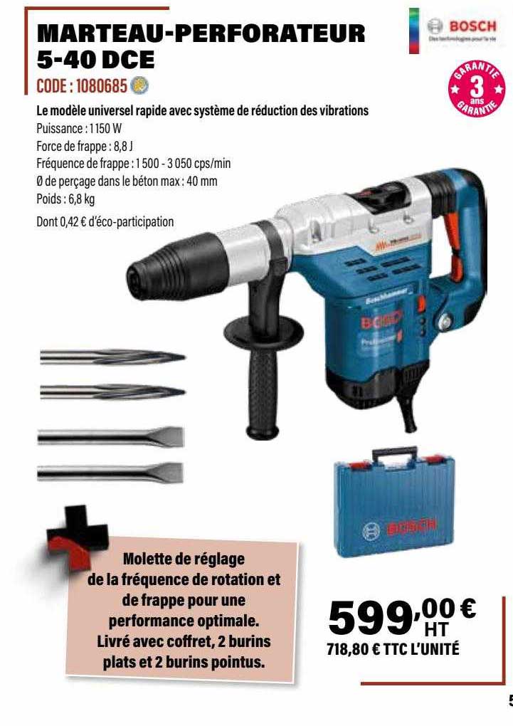 marteau-perforateur 5-40 dce bosch