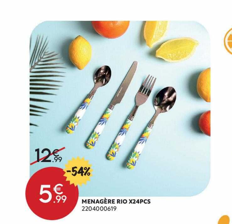 ménagère rio x24 pcs