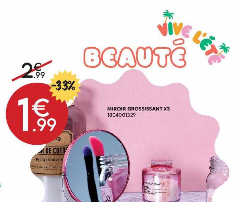 miroir grossissant x3