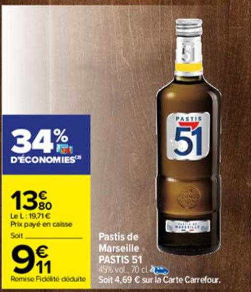 Pastis De Marseille Pastis 51