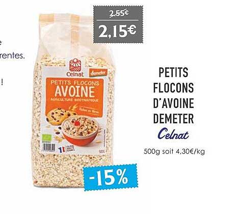Petits Flocons D'avoine Demeter Celnat