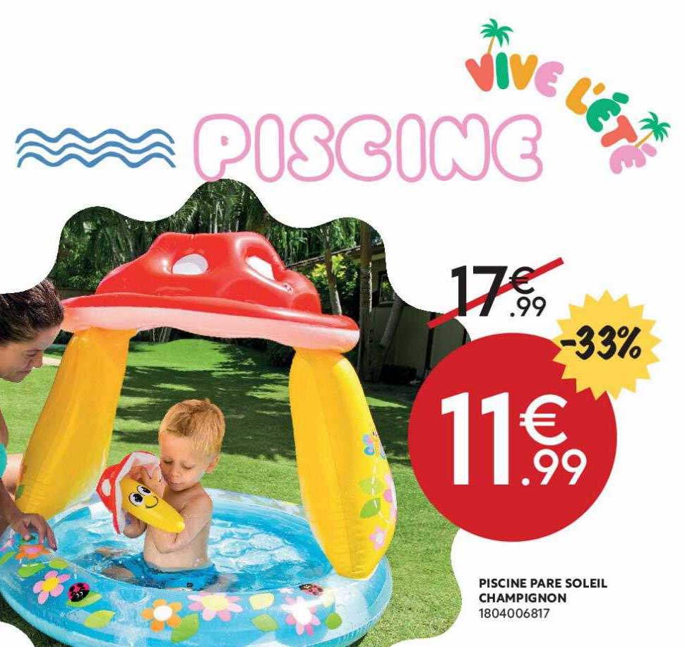 piscine pare soleil champignon