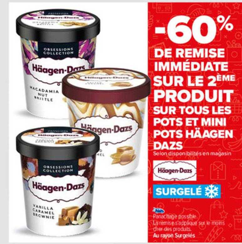 pots et mini pots häagen dazs