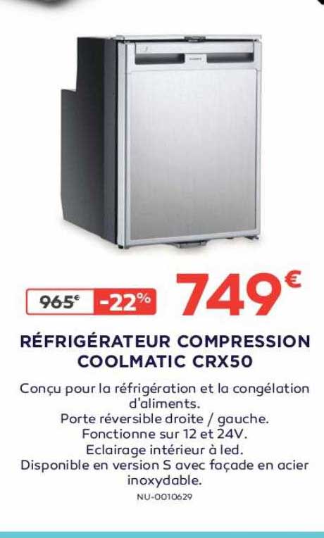 réfrigérateur compression coolmatic crx50