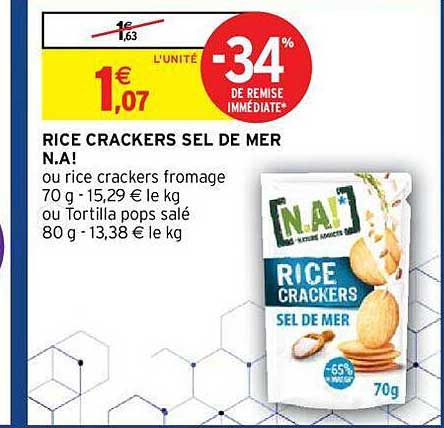 Rice Crackers Sel De Mer N.a !