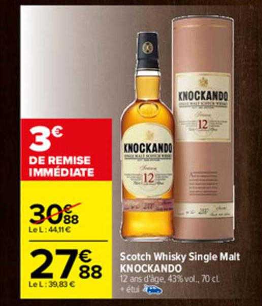 scotch whisky single malt knockando