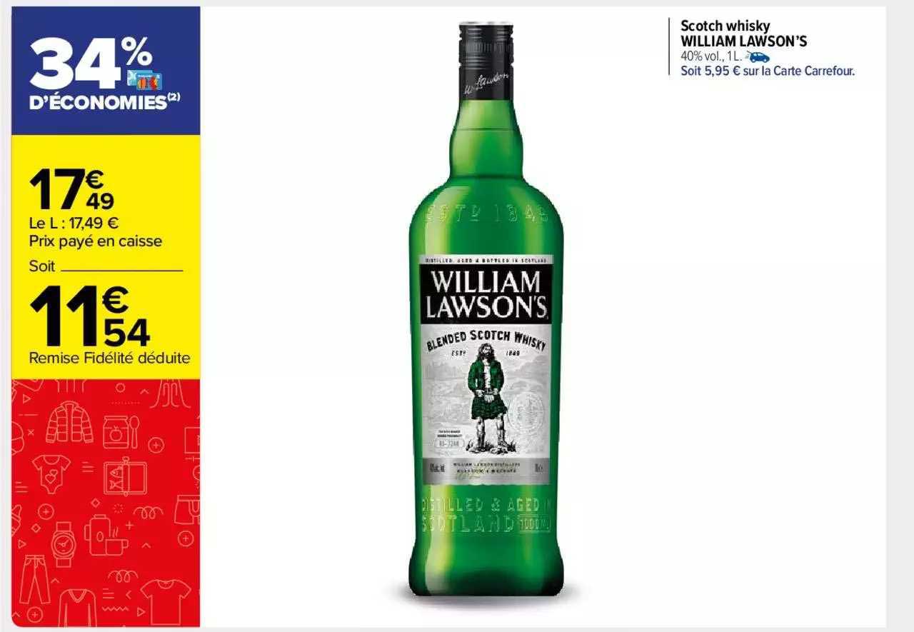 scotch whisky william lawson's