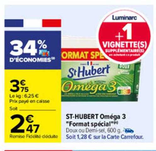 st-hubert oméga 3 "format spécial"