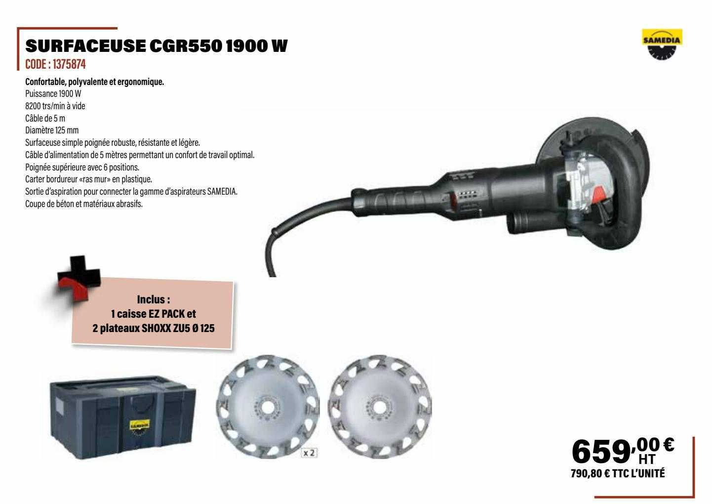 Surfaceuse Cgr550 1900 W