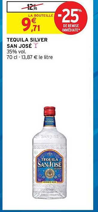 tequila silver san josé