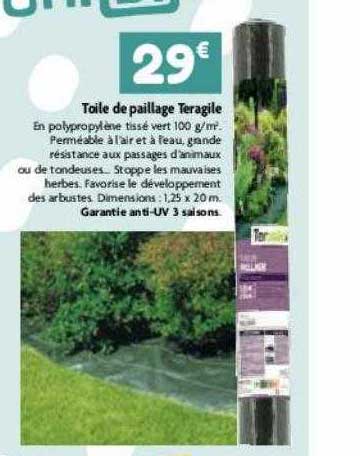 toile de paillage teragile