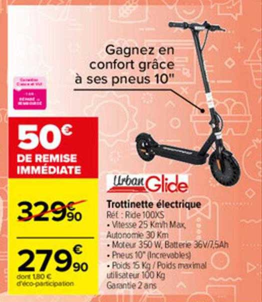 trottinette électrique urban glide