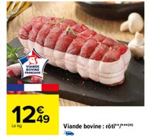 Viande Bovine : Rôti
