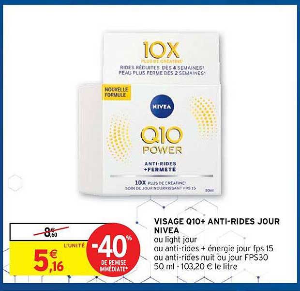 visage q10+ anti-rides jour nivea