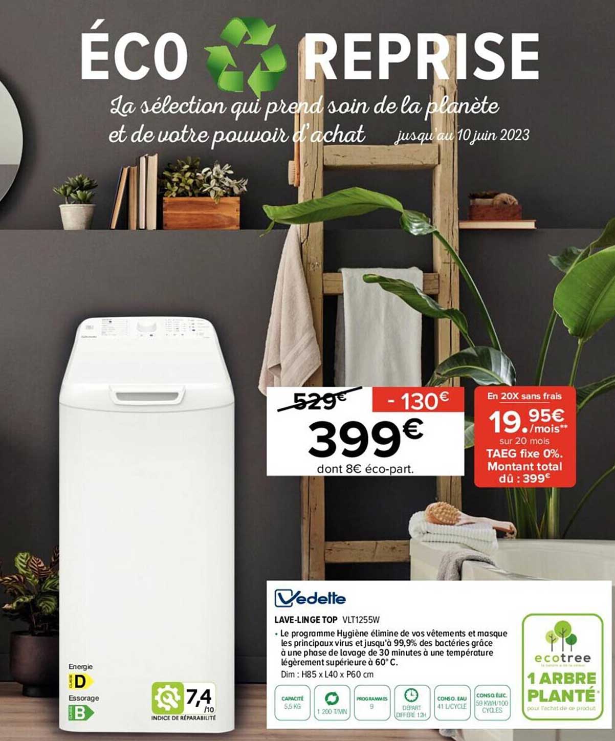 lave-linge top vedette