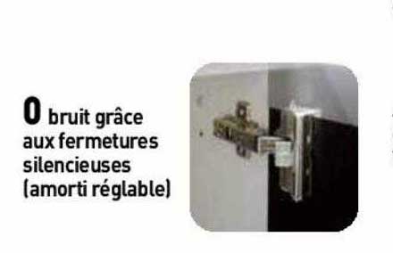 0 bruit grâce aux fermetures silencieuses