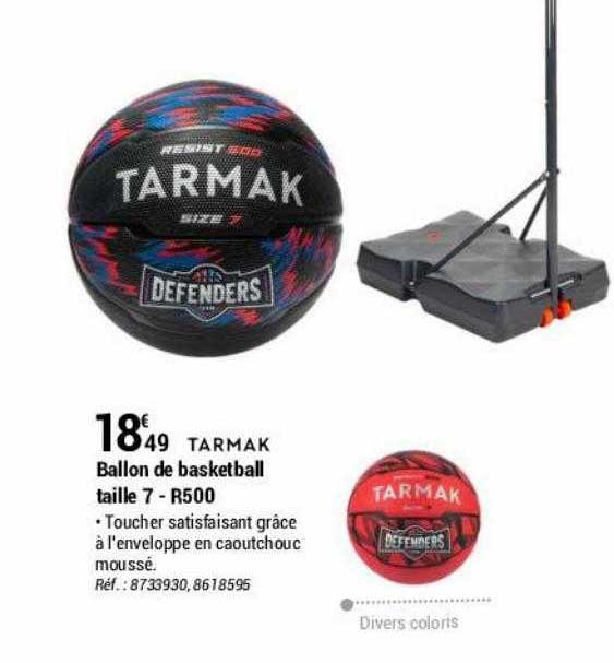 Ballon De Basketball Taille 7- R500 Tarmak