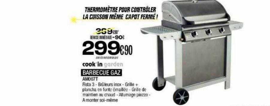 barbecue gaz cook'in garden