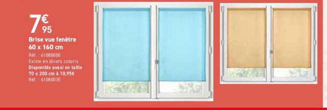 Brise Vue Fenêtre 60 X 160 Cm
