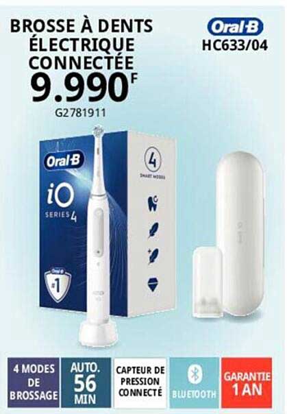 brosse à dents électrique connectée oral-b