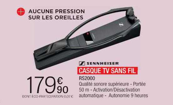 casque tv sans fil sennheiser