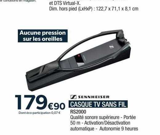 casque tv sans fil sennheiser