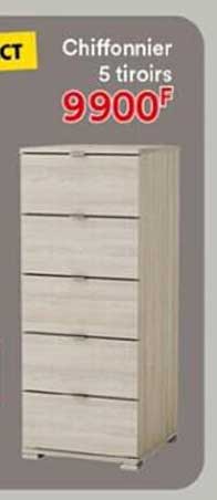 chiffonnier 5 tiroirs