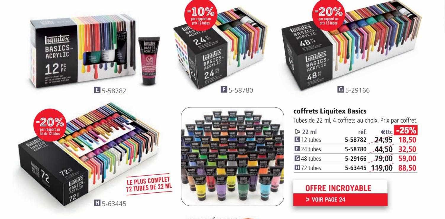 Coffrets Liquitex Basics