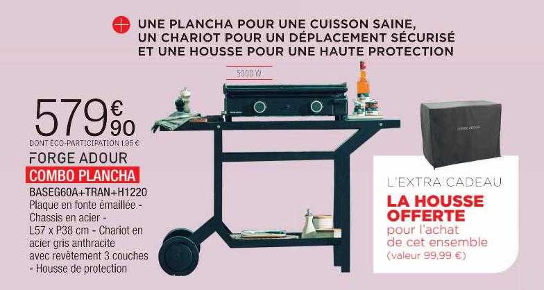 combo plancha forge adour