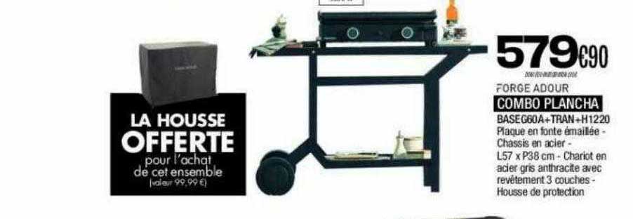 combo plancha forge adour