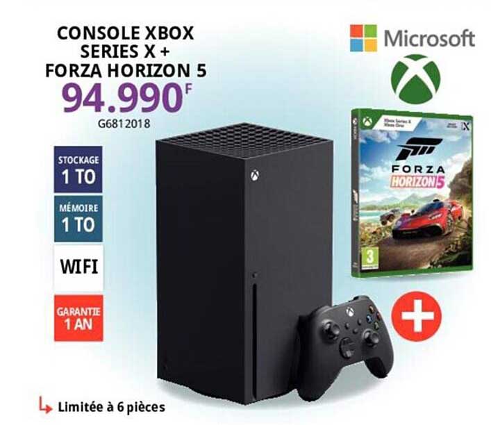 console xbox séries x + forza horizon 5