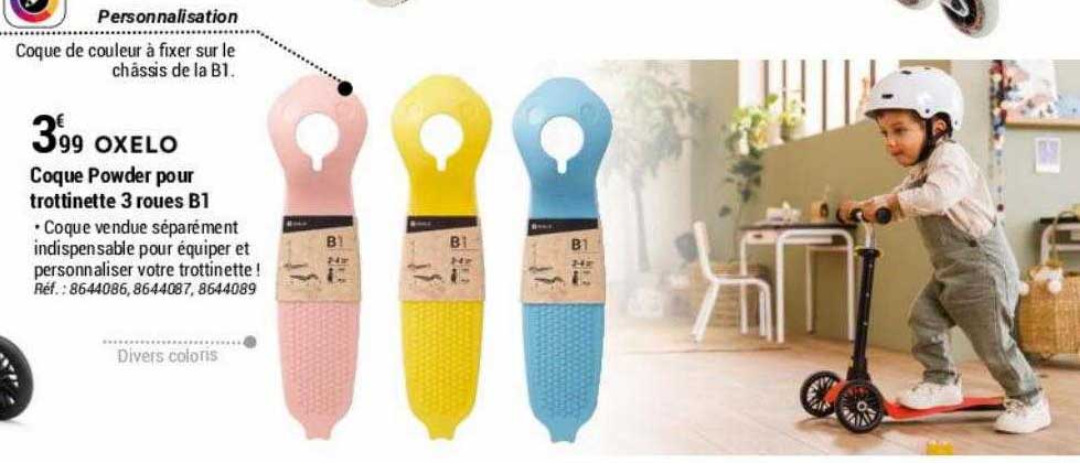 coque powder pour trottinette 3 roues b1 oxelo