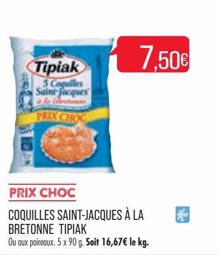 coquilles saint-jacques à la bretonne tipiak