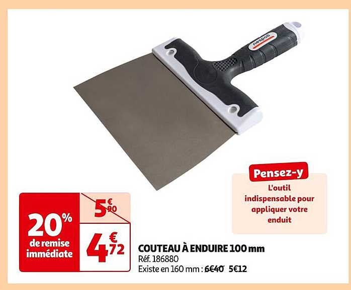 couteau à enduire 100 mm