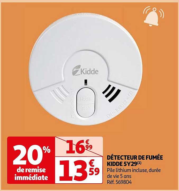 détecteur de fumée kidde 5y29