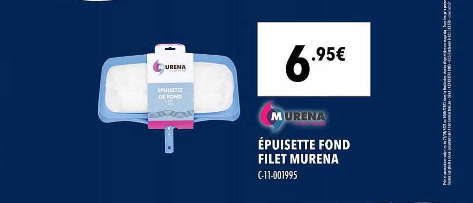 épuisette fond filet murena