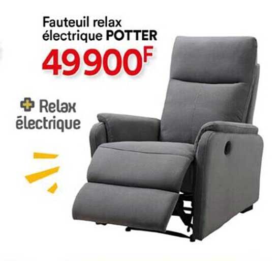 fauteuil relax électrique potter