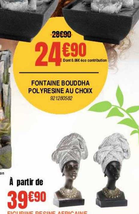 fontaine bouddha polyrésine au choix