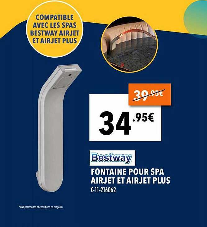 fontaine pour spa airjet et airjet plus bestway