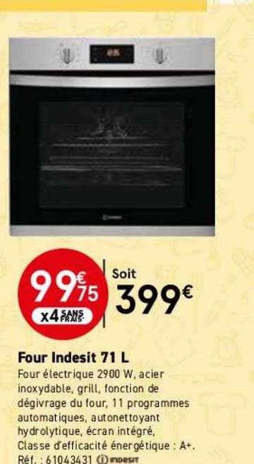 four indesit 71l
