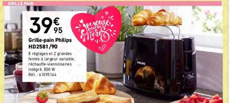 grille-pain philips hd2581-90