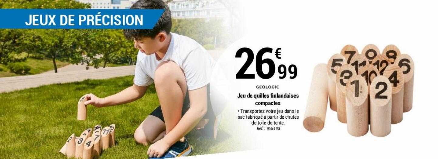 Jeu De Quilles Finlandaises Compactes Geologic