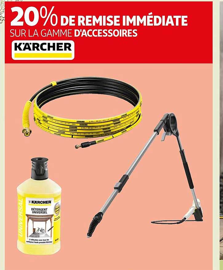 la gamme d'accessoires kärcher