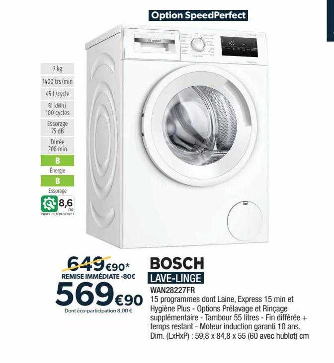 lave-linge bosch
