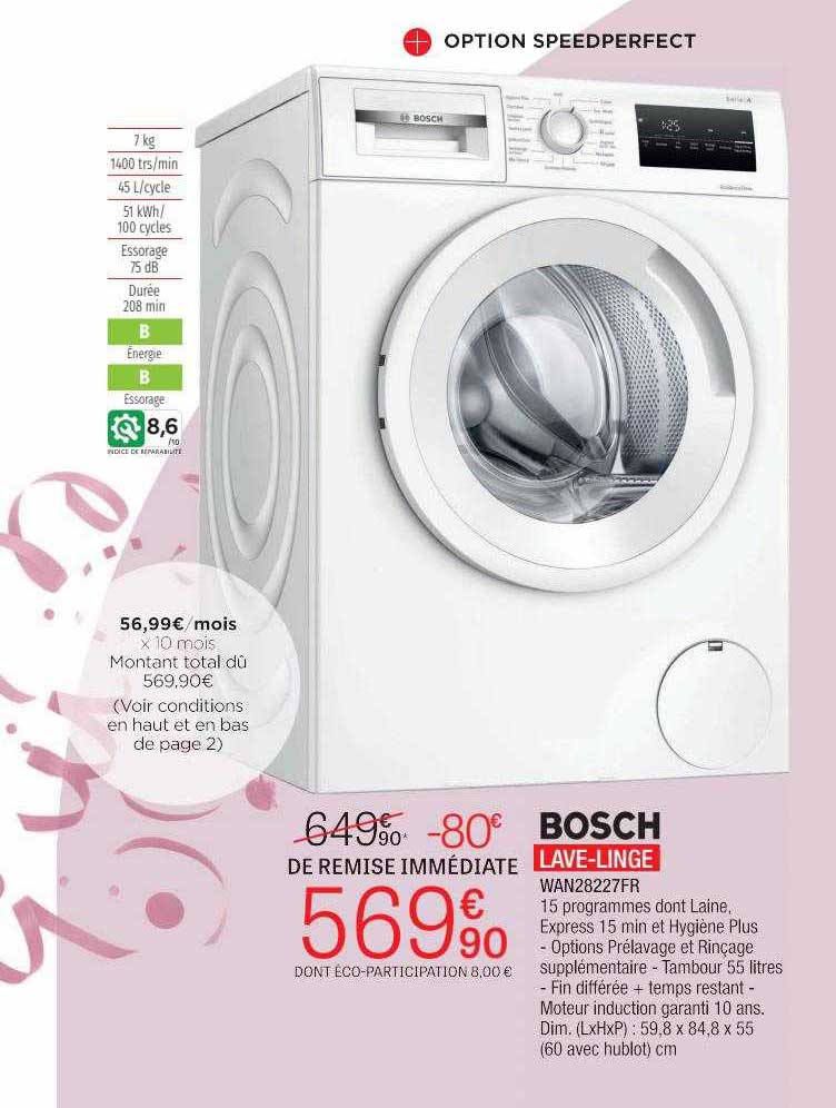 lave-linge bosch