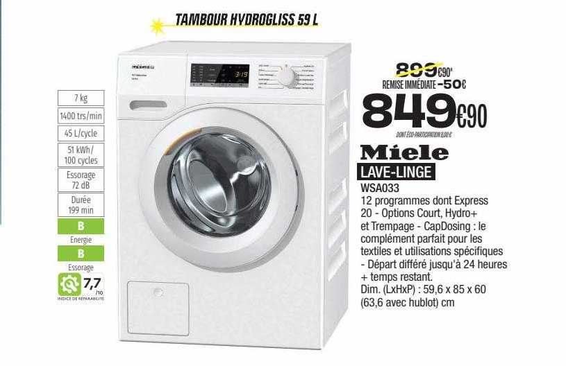 lave-linge miele