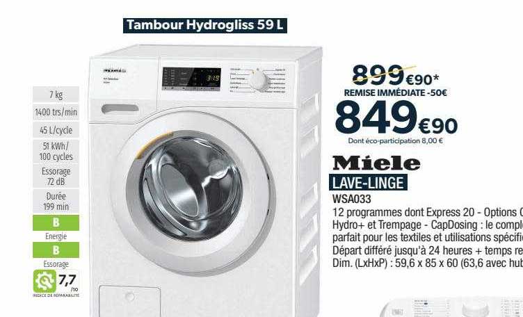lave-linge miele