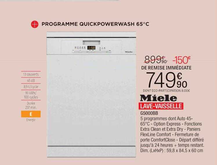 lave-vaisselle miele