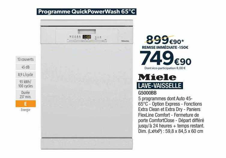 lave-vaisselle miele