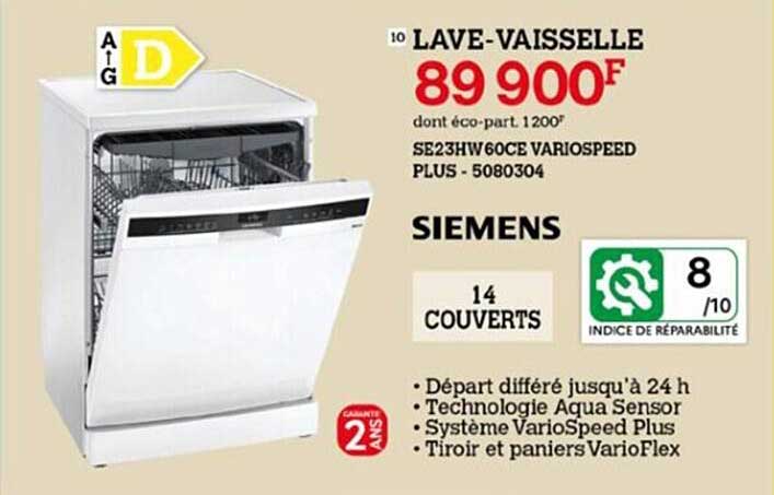 lave-vaisselle siemens
